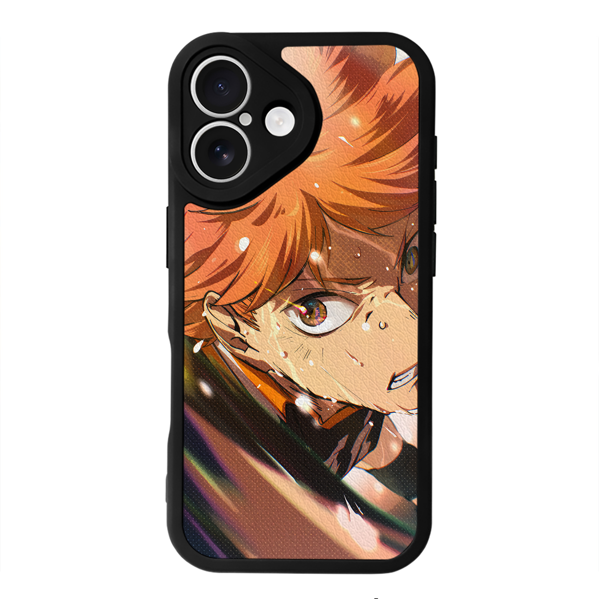 （画像用） ハイキュー!! Haikyu!! 【iPhone 16シリーズ対応】シリコンスマホケース（レザー調） 材質：シリコン